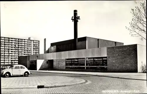 Ak Hoogvliet Rotterdam Südholland Niederlande, Antwoordkerk