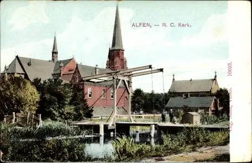 Ak Alfen Südholland, R. C. Kerk