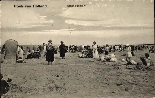 Ak Hoek van Holland Rotterdam Südholland Niederlande, Strand