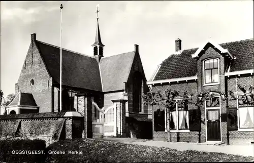 Ak Oegstgeest Südholland Niederlande, Groene Kerkje