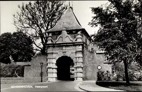 Ak Schoonhoven Südholland Niederlande, Veerpoort