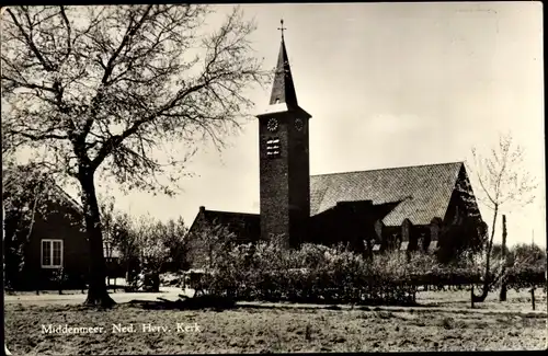 Ak Middenmeer Nordholland, Ned. Herv. Kerk