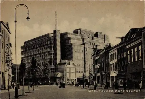 Ak Haarlem Nordholland Niederlande, Ged. Oudegracht