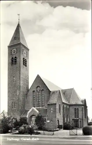 Ak Halfweg Haarlemmermeer Nordholland, Geref. Kerk