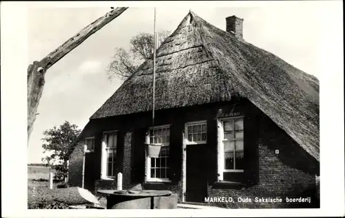 Ak Markelo Overijssel, Oude Saksische boerderij