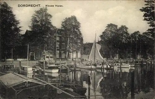 Ak Dordrecht Südholland Niederlande, Nieuwe Haven