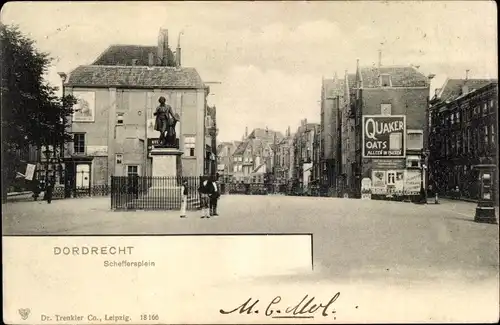 Ak Dordrecht Südholland Niederlande, Scheffersplein