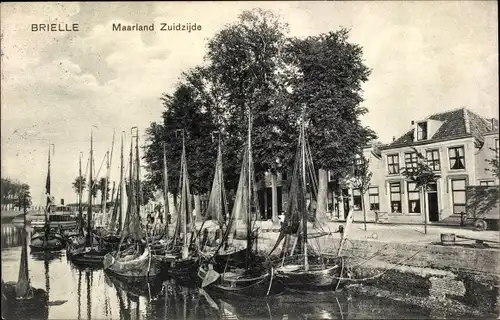 Ak Brielle Südholland, Maarland Zuidzijde