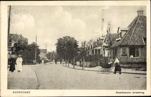 Ak Zandvoort Nordholland Niederlande, Haarlemmer straatweg