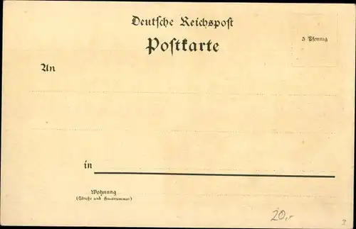 Litho Hermannsburg Lüneburger Heide, Neues und altes Missionshaus, Ortsansicht, Missionshandlung