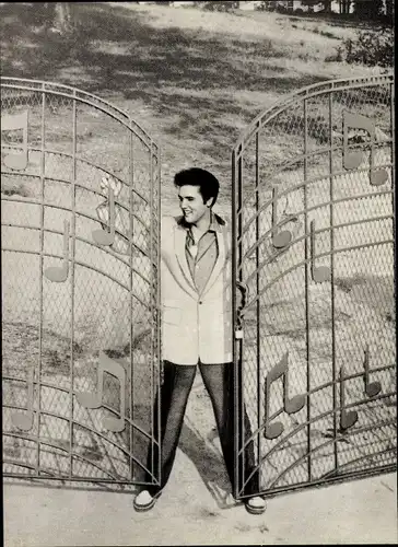 Ak Schauspieler und Sänger Elvis Presley, Portrait