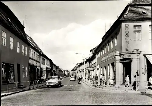 Ak Herzberg an der Elster, Ernst Thälmann Straße, Drogerie
