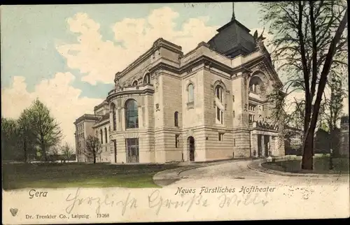 Ak Gera in Thüringen, Neues Fürstliches Hoftheater