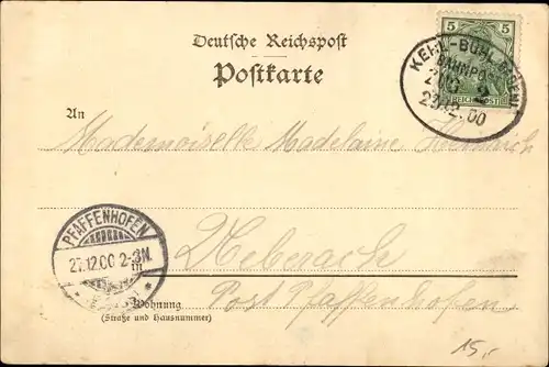 Ak Freistett Rheinau in Baden, Hanauer Tracht, Gasthaus zum Salmen, Bierhalle