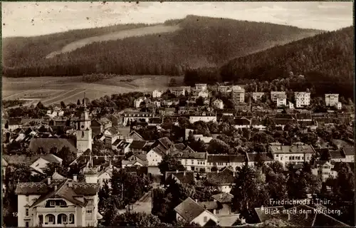 Ak Friedrichroda im Thüringer Wald, Gesamtansicht mit Körnberg