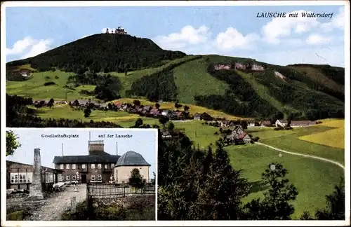 Ak Waltersdorf Großschönau Oberlausitz, Bergrestaurant Lausche