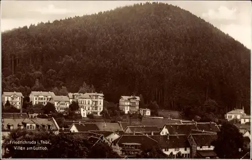 Ak Friedrichroda im Thüringer Wald, Villen am Gottlob