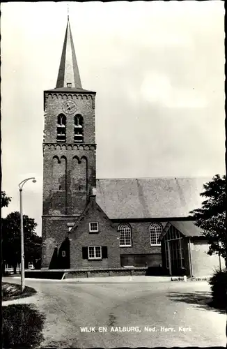 Ak Wijk en Aalburg Nordbrabant, Ned. Herv. Kerk
