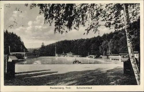 Ak Rastenberg in Thüringen, Schwimmbad