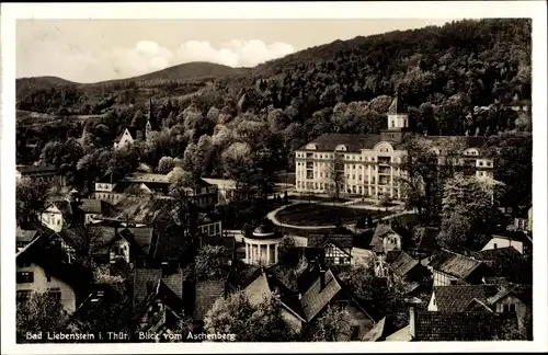 Ak Bad Liebenstein im Thüringer Wald, Blick vom Aschenberg