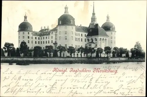 Ak Moritzburg in Sachsen, Königl. Jagdschloss