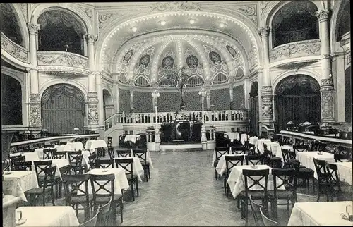 Ak Hamburg Mitte Altstadt, Trocadero, Innenansicht, Festsaal