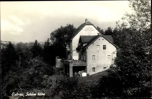 Ak Ostrau in Sachsen, Schöne Höhe