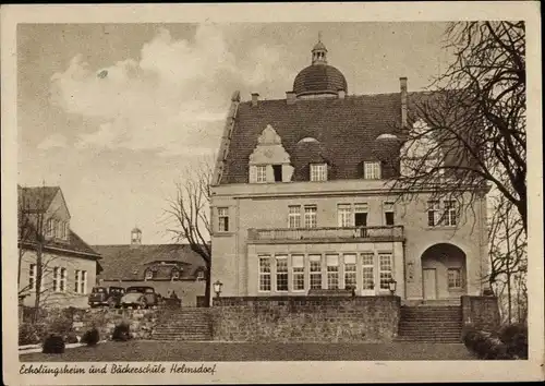 Ak Helmsdorf Stolpen in Sachsen, Erholungsheim und Bäckerschule