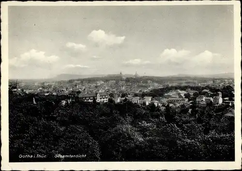 Ak Gotha in Thüringen, Gesamtansicht