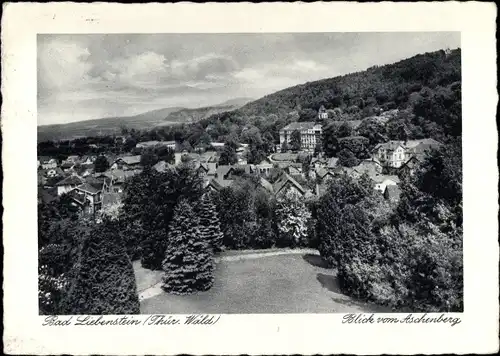 Ak Bad Liebenstein im Thüringer Wald, Blick vom Aschenberg