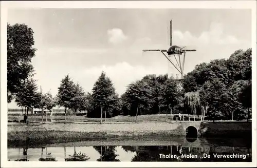 Ak Tholen Zeeland Niederlande, Molen de Verwachting