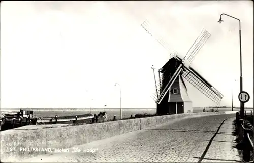 Ak Sint Philipsland Zeeland, Molen de Hoop