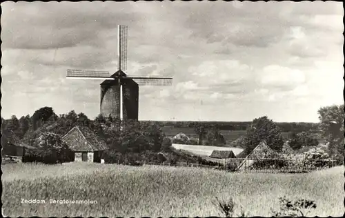 Ak Zeddam Gelderland Niederlande, Bertorenmolen, Hotel-Pension Ruimzicht