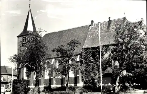 Ak Giessenburg Südholland, Ned. Herv. Kerk