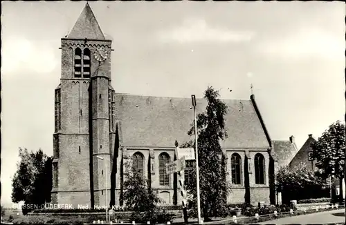 Ak Giessen Oudekerk Südholland Niederlande, Ned. Herv. Kerk