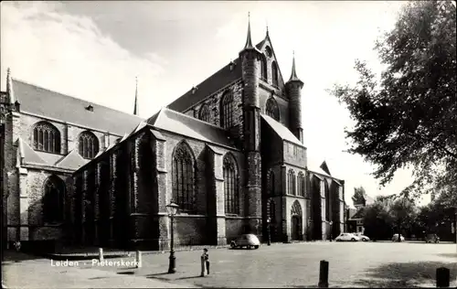 Ak Leiden Südholland Niederlande, Pieterskerk