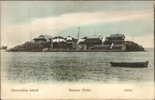 Ak Aden Jemen, Quarantine island, Steamer Point