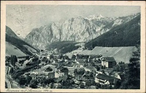 Ak Eisenerz Steiermark, Panorama mit Seemauer