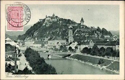 Ak Graz Steiermark, Schlossberg