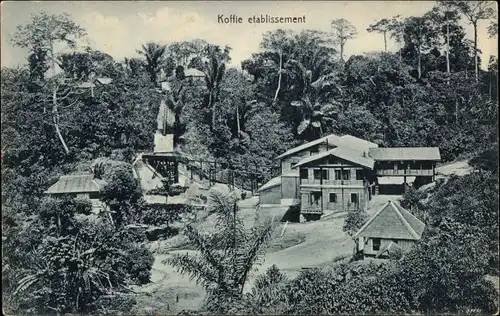 Ak Sumatra Indonesien, Koffie etablissement