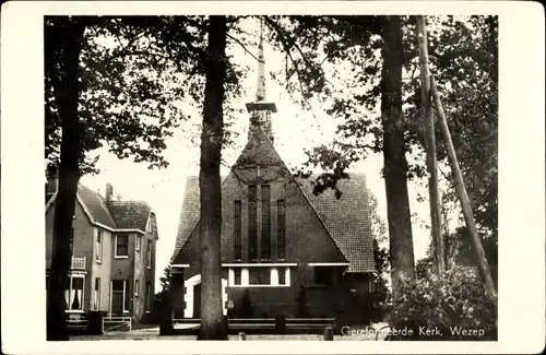 Ak Wezep Gelderland Niederlande, Geref. Kerk