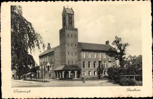 Ak Winterswijk Gelderland Niederlande, Raadhuis