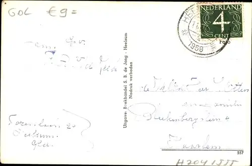 Ak Heelsum Gelderland Niederlande, Het Doorwerthse Veer