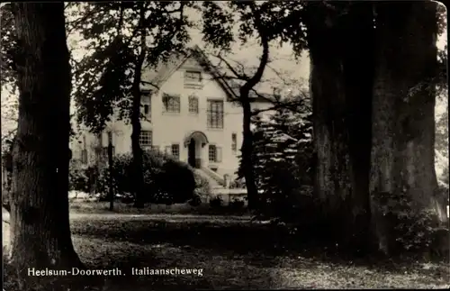Ak Heelsum Gelderland Niederlande, Italiaanscheweg