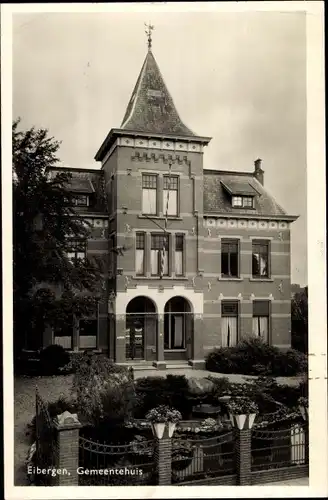 Ak Eibergen Gelderland, Gemeentehuis
