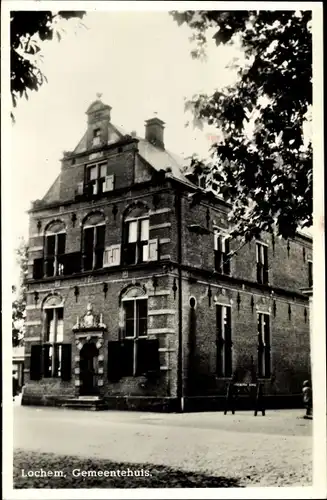 Ak Lochem Gelderland, Gemeentehuis