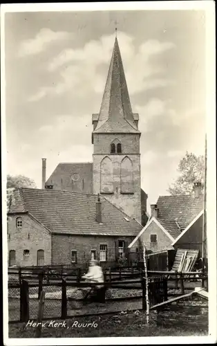 Ak Ruurlo Gelderland, Herv. Kerk