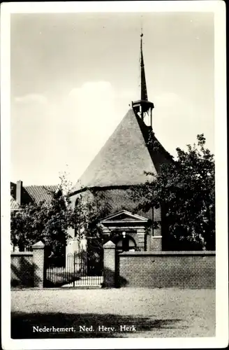 Ak Nederhemert Gelderland, Ned. Herv. Kerk