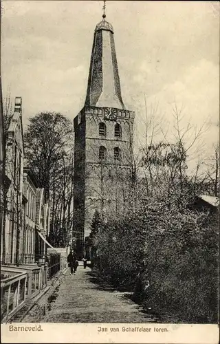 Ak Barneveld Gelderland, Jan van Schaffelaar toren