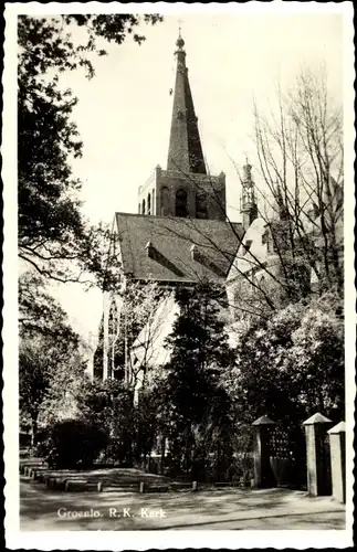 Ak Groenlo Oost Gelre Gelderland, R. K. Kerk